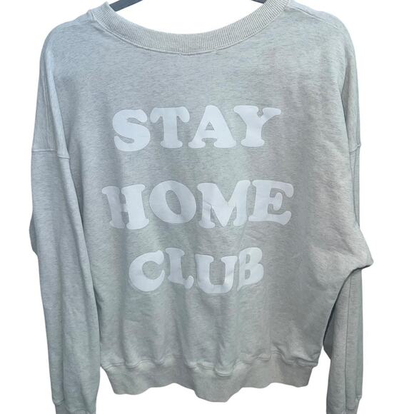 Grey bailey rose cropped sweatshirt - Picture 3 of 3